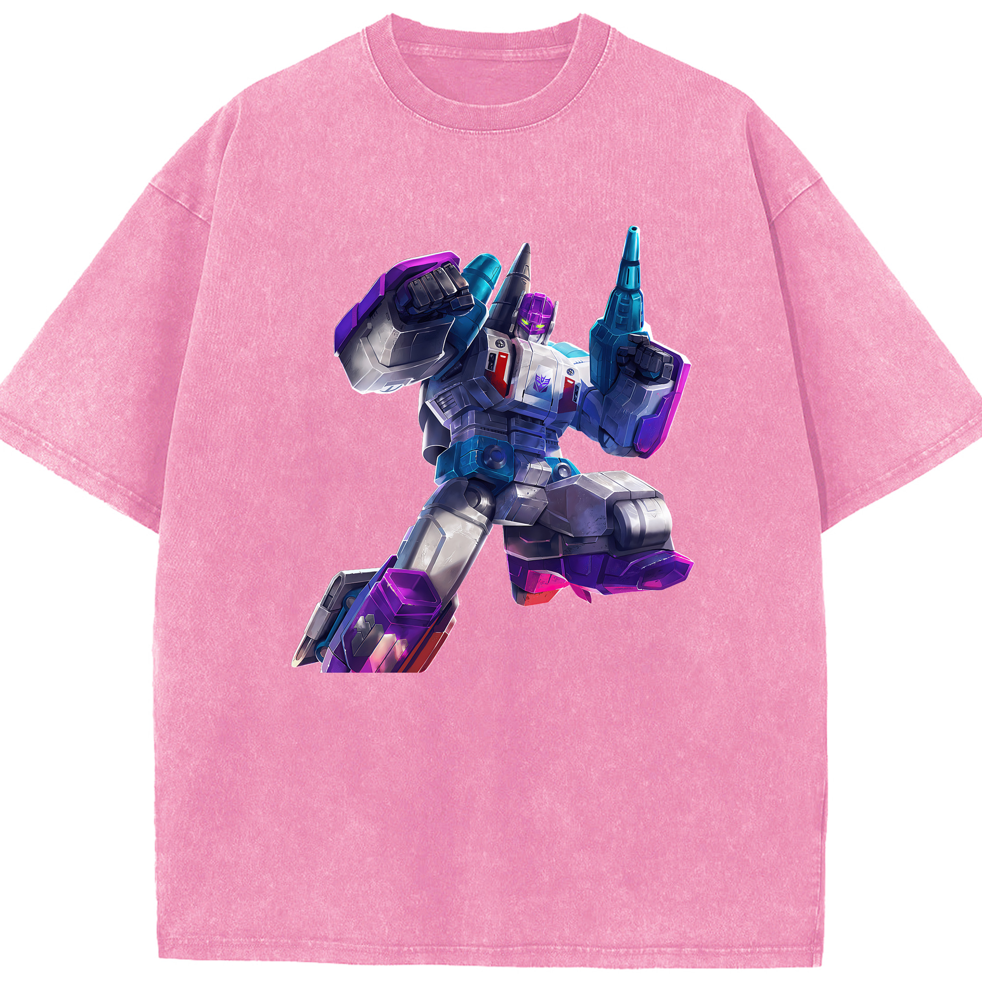 （画像用） Transformers トランスフォーマー 綿100% ヴィンテージ風 半袖Tシャツ（フロントプリント）